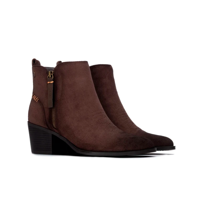 Botines de Tacón Mujer Refresh 176156 Marron