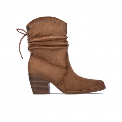 Botines de Tacón Mujer Refresh 176255 Taupe