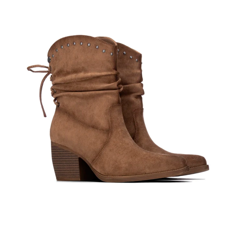 Botines de Tacón Mujer Refresh 176255 Taupe