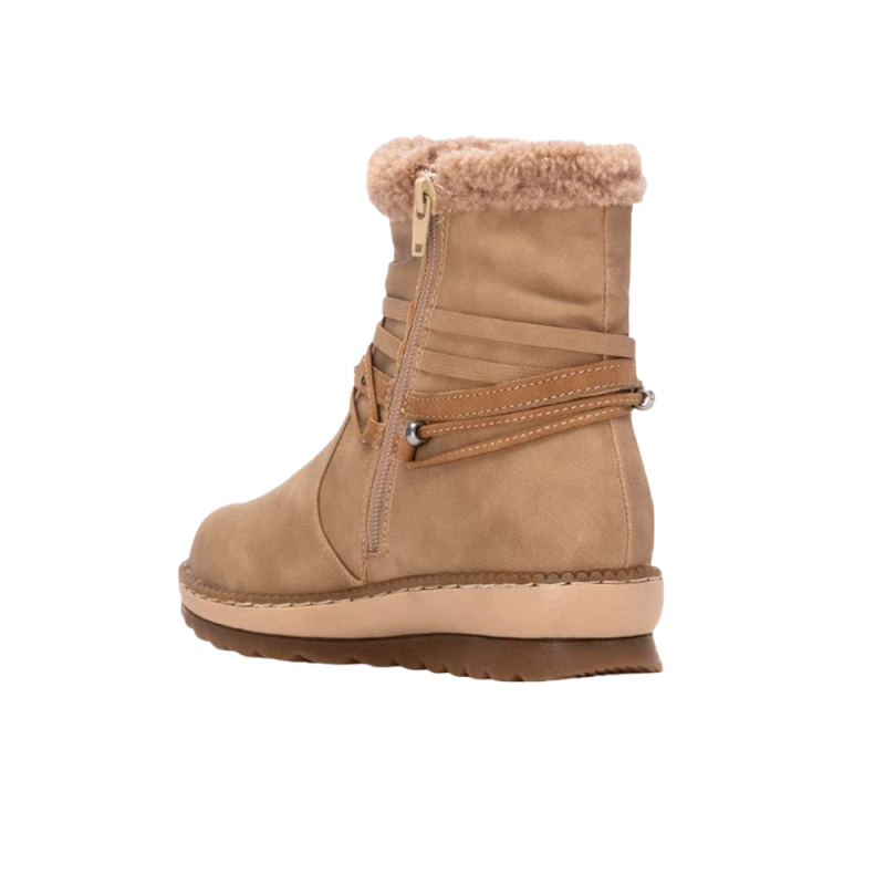 Botines Planos Mujer Refresh 173250 Beig
