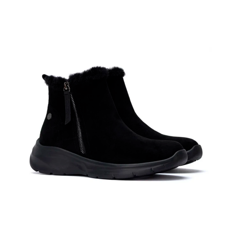 Botines Planos Mujer Refresh 176271 Negro