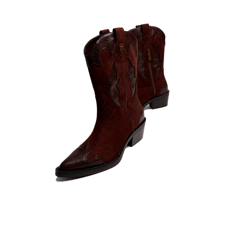 Botas de Tacón Mujer Mustang 55973 Moka