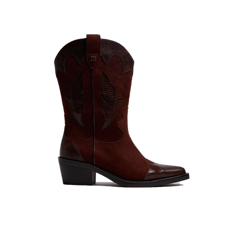 Botas de Tacón Mujer Mustang 55973 Moka