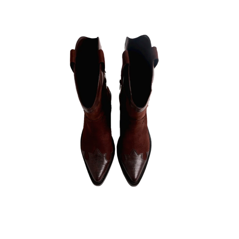 Botas de Tacón Mujer Mustang 55973 Moka