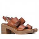 Sandalia de mujer REFRESH 175173 Camel