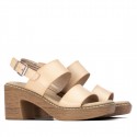 Sandalia de mujer REFRESH 175173 Beige