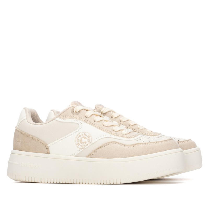 Zapato de mujer REFRESH 176004 Beige