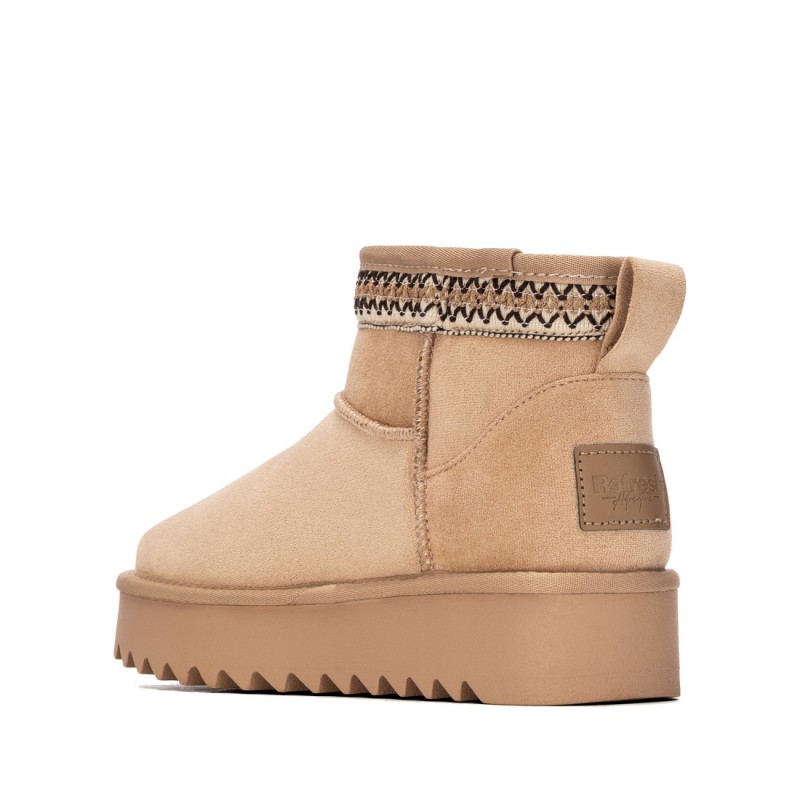 BotÍn de mujer REFRESH 176017 Beige