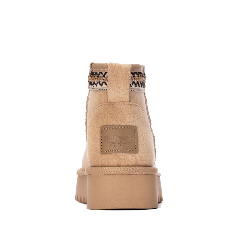 BotÍn de mujer REFRESH 176017 Beige