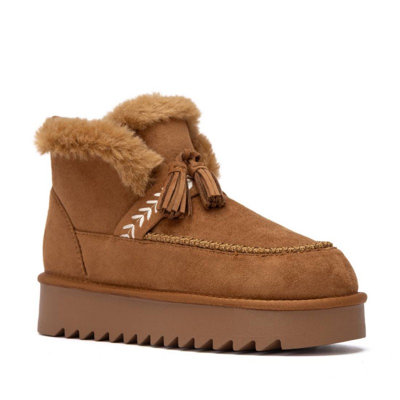 BotÍn de mujer REFRESH 176019 Camel