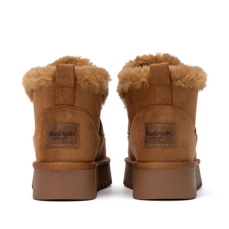 BotÍn de mujer REFRESH 176019 Camel