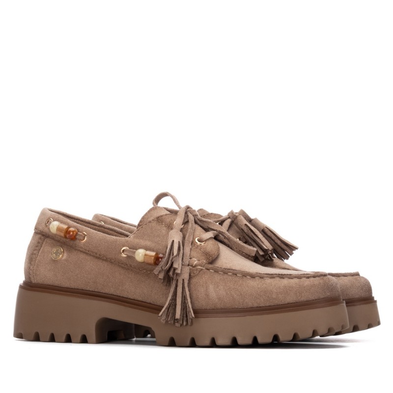 Zapato de mujer REFRESH 176029 Beige