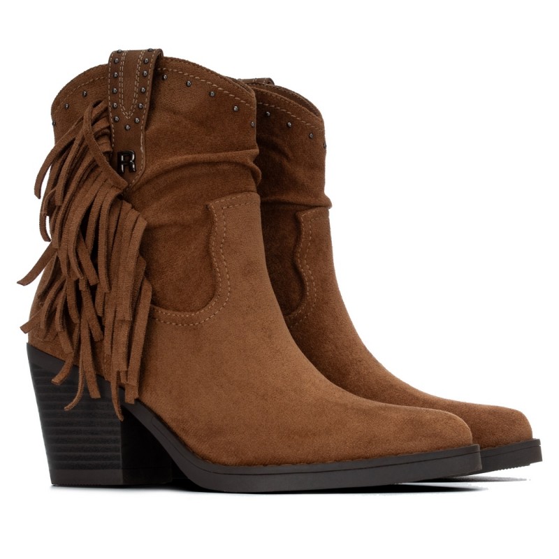 BotÍn de mujer REFRESH 176152 Camel