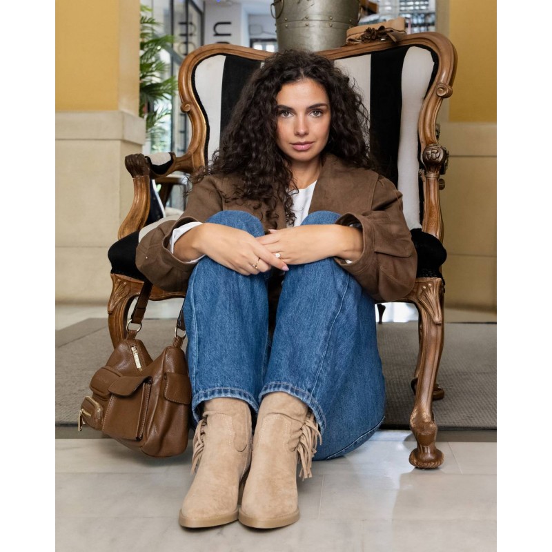BotÍn de mujer REFRESH 176152 Beige