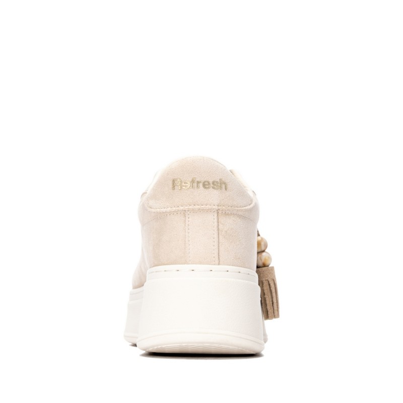 Zapato de mujer REFRESH 176187 Beige
