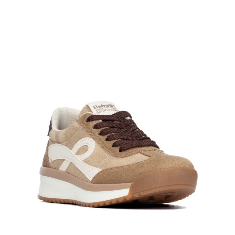 Zapato de mujer REFRESH 176232 Beige