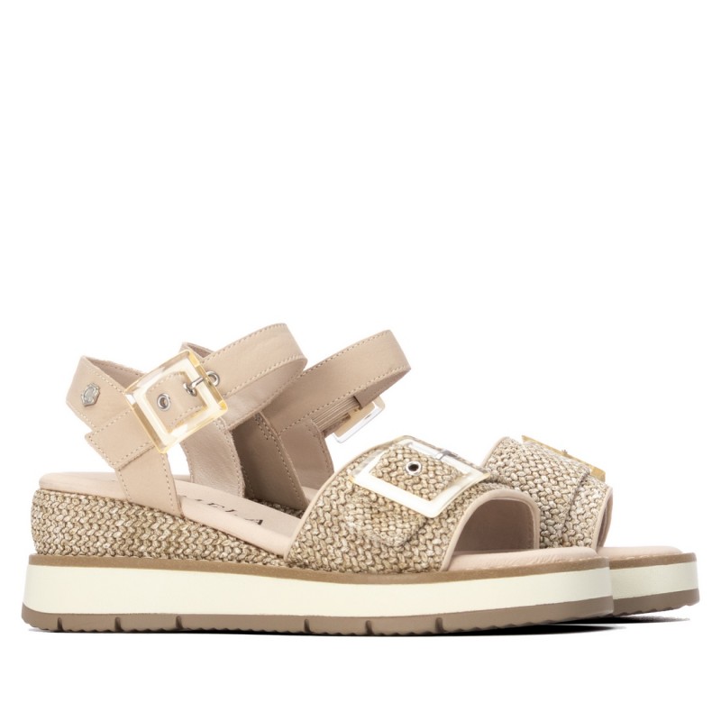 Sandalia de mujer CARMELA 163217 Beige