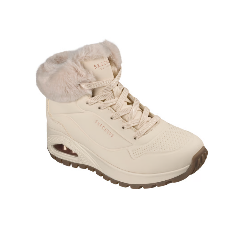 Botines Planos Mujer Skechers Uno Rugged-Arctic Avenue Beig