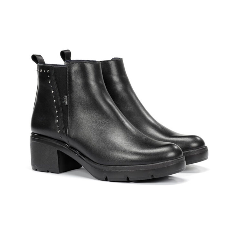 Botines de Tacón Mujer Fluchos F2109 Negro