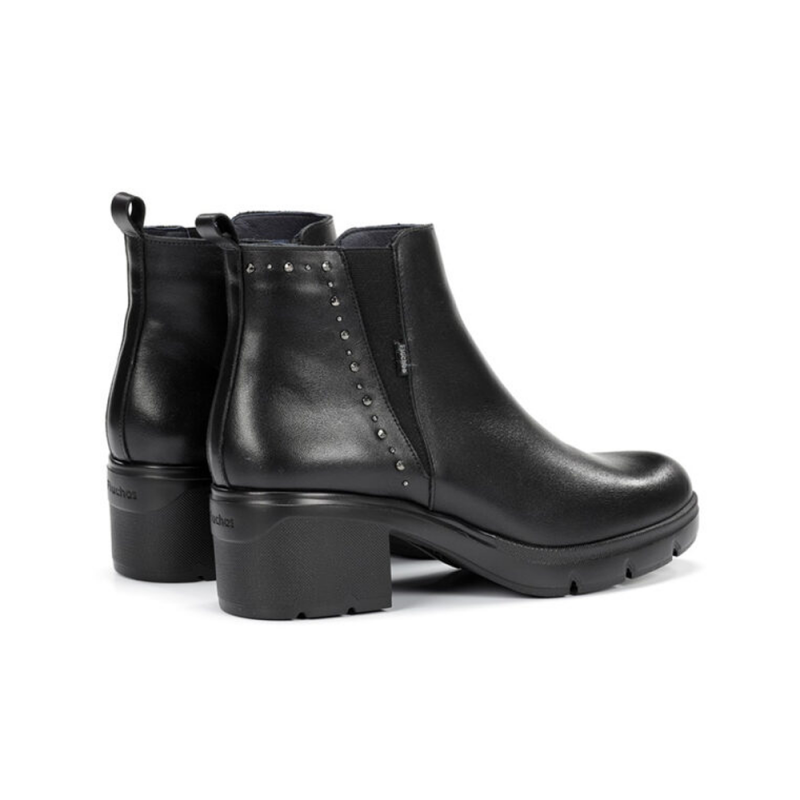 Botines de Tacón Mujer Fluchos F2109 Negro