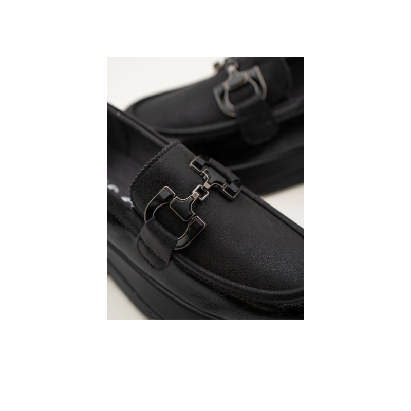 Mocasines Mujer Mysoft 629 Negro