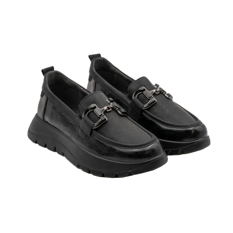 Mocasines Mujer Mysoft 629 Negro