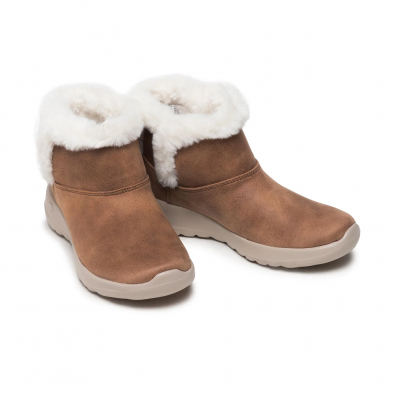 Botines Planos Mujer Skechers On The Go Joy Endeavor Cuero
