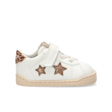 Barefoot Niño Mustang 49008 Blanco-Oro