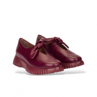 Zapatos Planos Mujer Wonders 4421 Burdeos