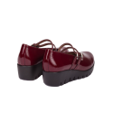 Zapatos Planos Mujer Wonders 33362 Burdeos
