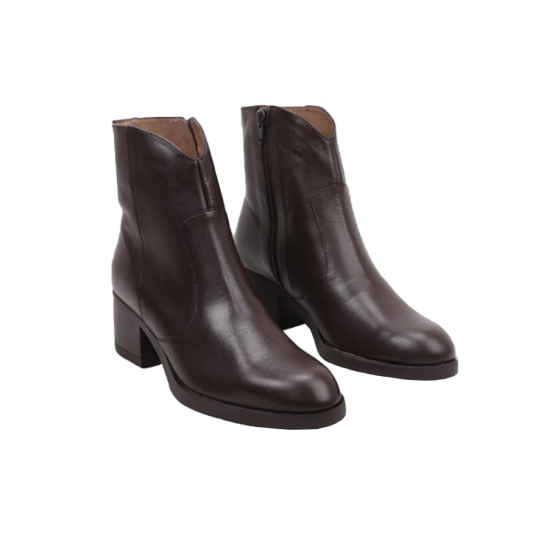Botines de Tacón Mujer Wonders 6253 Marron