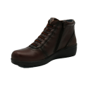 Botines Planos Mujer Laura Azaña 26847 Cuero