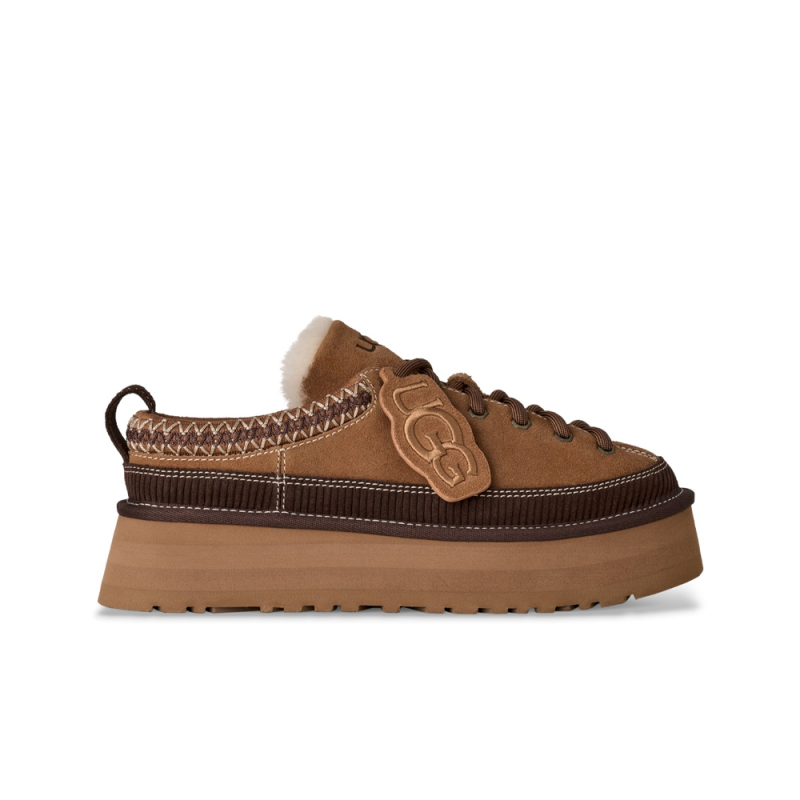 Zapatos Planos Mujer UGG Heritage Lace-Up Cuero
