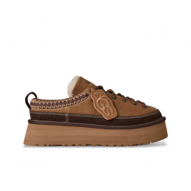 Zapatos Planos Mujer UGG Heritage Lace-Up Cuero