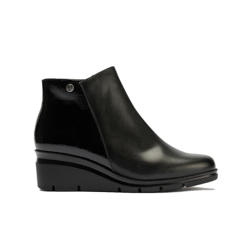 Botines Planos Mujer Pitillos 11536 Negro