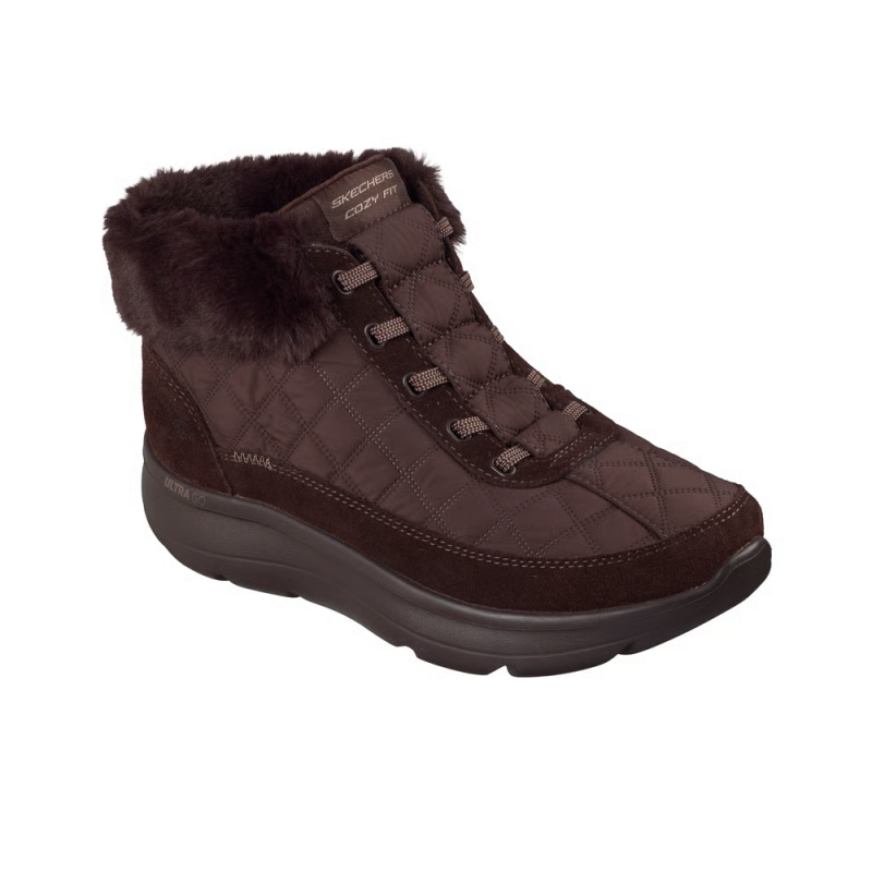 Botines Planos Mujer Skechers On-The-Go Encore - Cozy Fit Me Marron