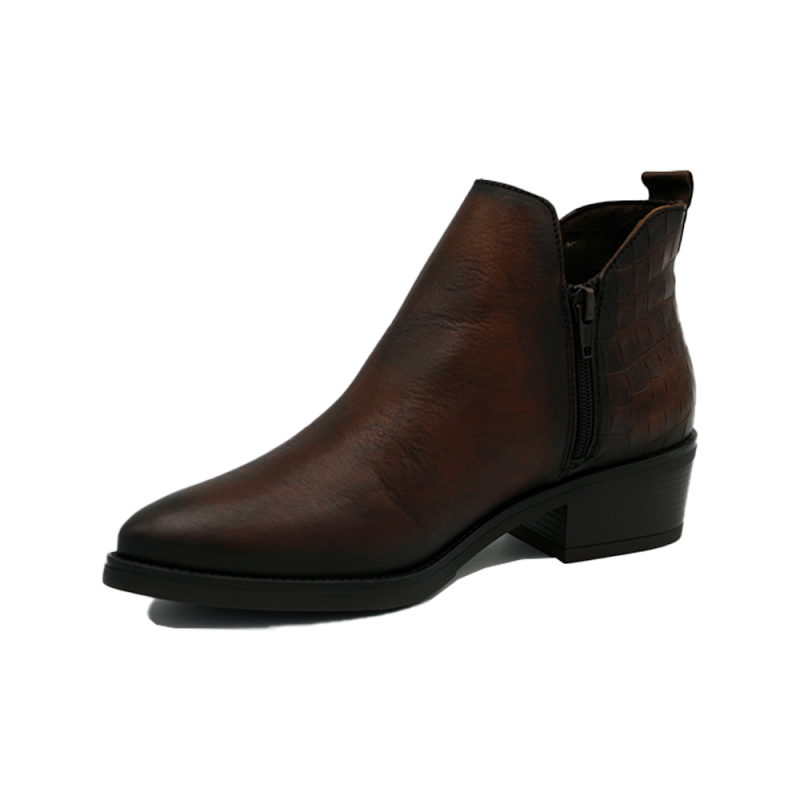 Botines de Tacón Mujer Zapp 8424 Cuero
