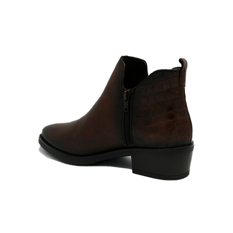 Botines de Tacón Mujer Zapp 8424 Cuero