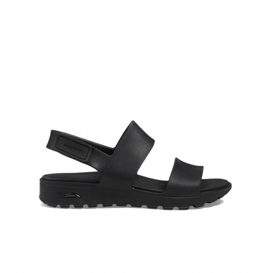 Sandalias Planas Mujer Skechers 111380 Negro