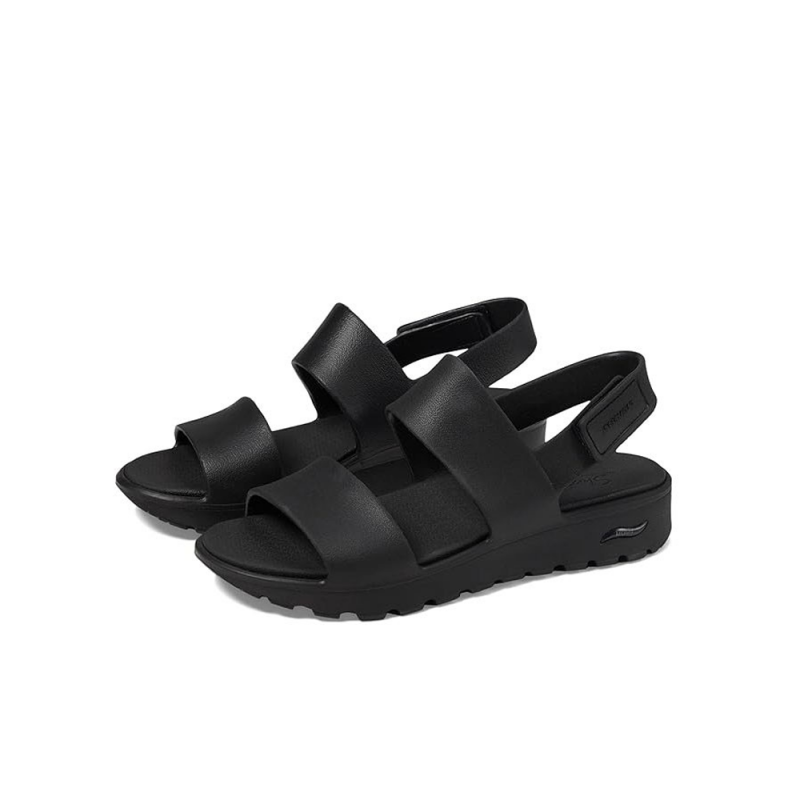 Sandalias Planas Mujer Skechers 111380 Negro