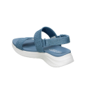 Sandalias Planas Mujer Skechers Ultra Flex 3.0 All About U Celeste