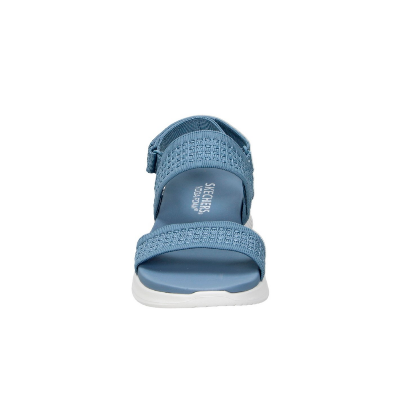 Sandalias Planas Mujer Skechers Ultra Flex 3.0 All About U Celeste
