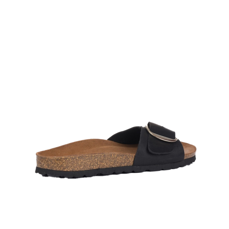 Sandalias Planas Mujer Inter-Bios 7220 Negro