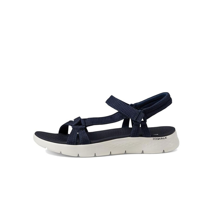 Sandalias Planas Mujer Skechers 141451 Marino