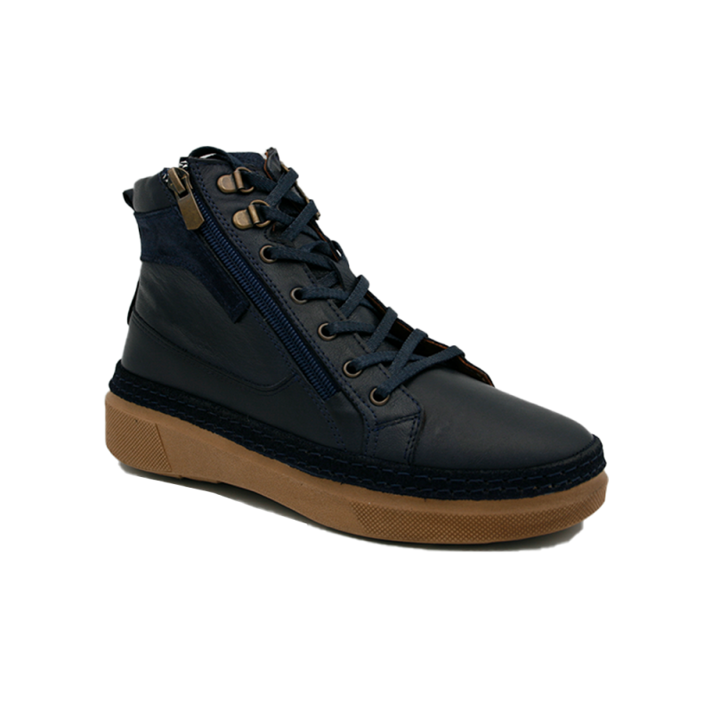 Botines Planos Mujer 48 Hrs 4502 Marino