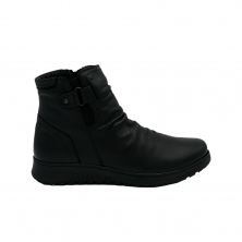 Botines Planos Mujer 48 Hrs 5203 Negro