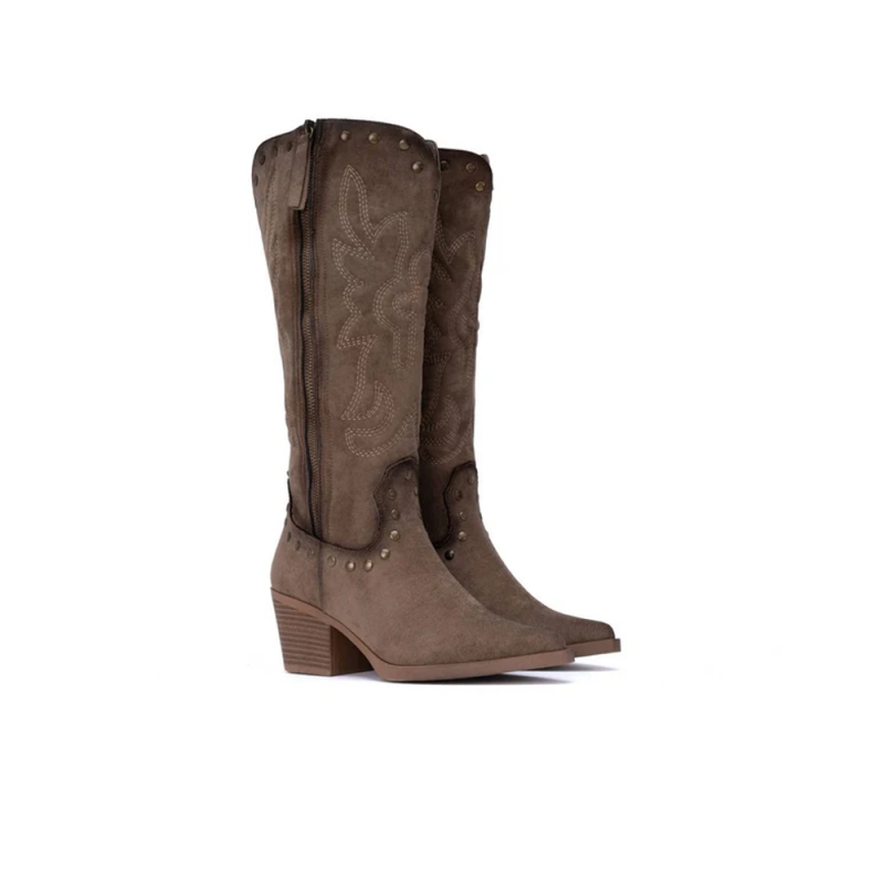 Botas de Tacón Mujer XTI 146508 Taupe