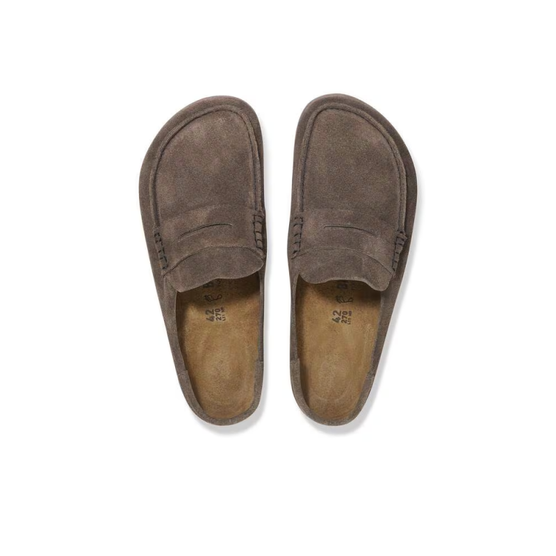 Zuecos Mujer Birkenstock Naples Wrapped Leve Taupe