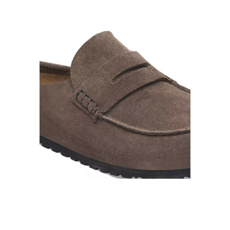 Zuecos Mujer Birkenstock Naples Wrapped Leve Taupe