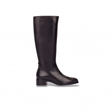 Botas Planas Mujer Wonders 1808 Negro